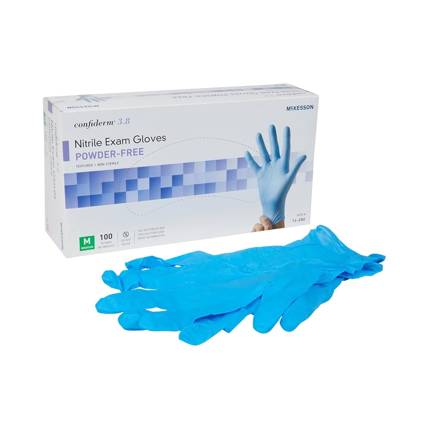 McKesson Nitrile Exam Gloves | Powder-Free | Medium