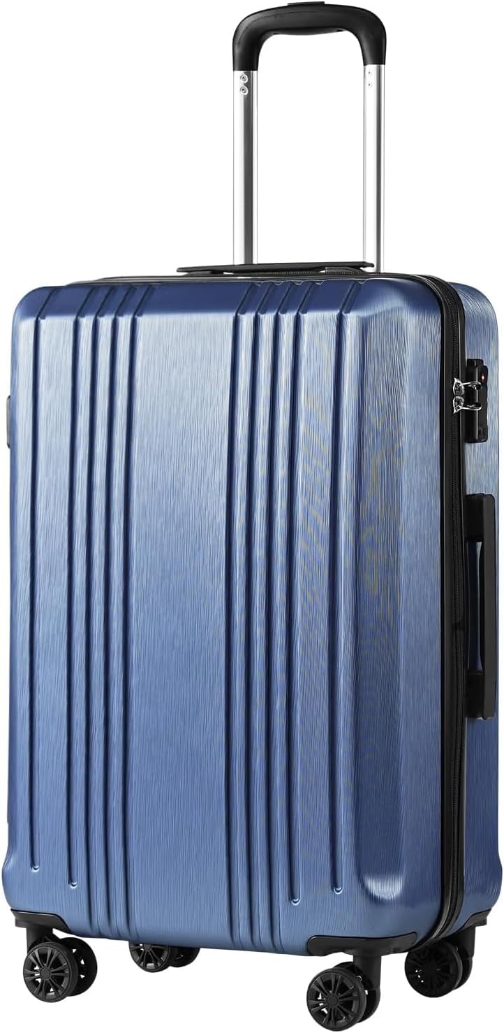 Coolife Luggage PC+ABS Hardshell Suitcase with TSA Lock Review
