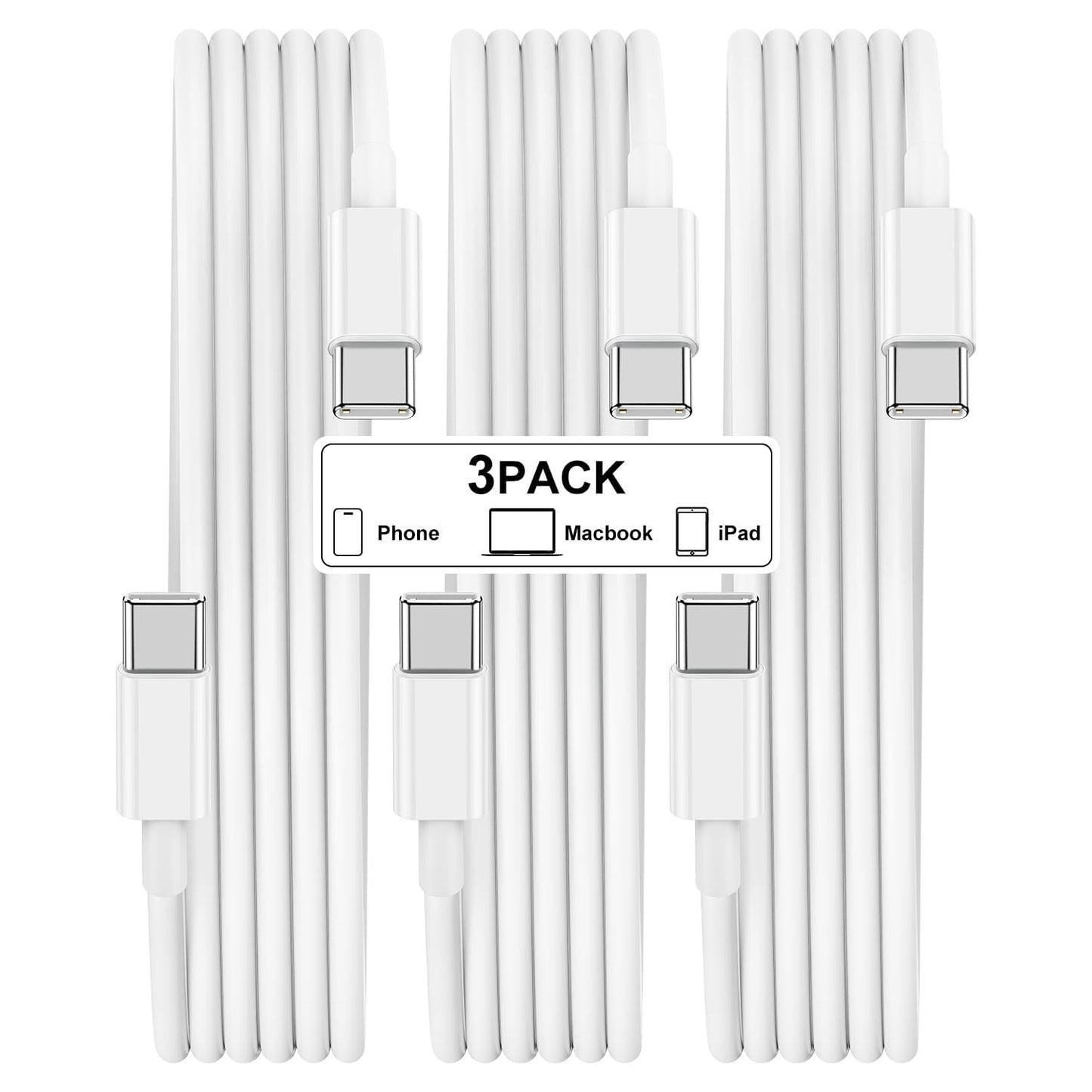 Fast Charge iPhone & iPad with 60W USB C Cable