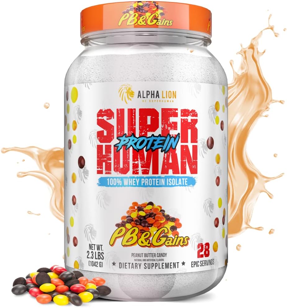 Superhuman Whey Protein Powder for Muscle Recovery & Growth