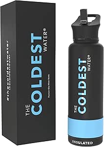 Coldest Sports Water Bottle with Straw Lid for Active Lifestyles