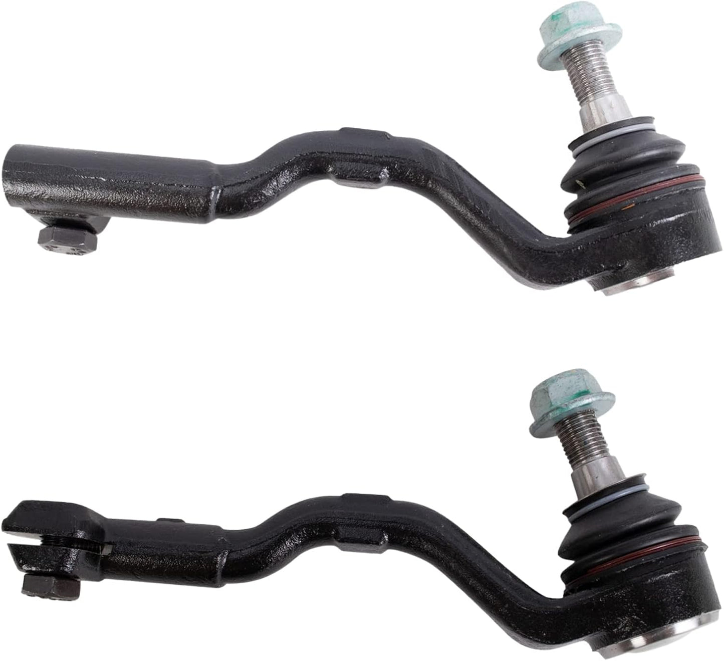 TRQ Front Outer Tie Rod Set for 2014-2018 BMW X5 & X6