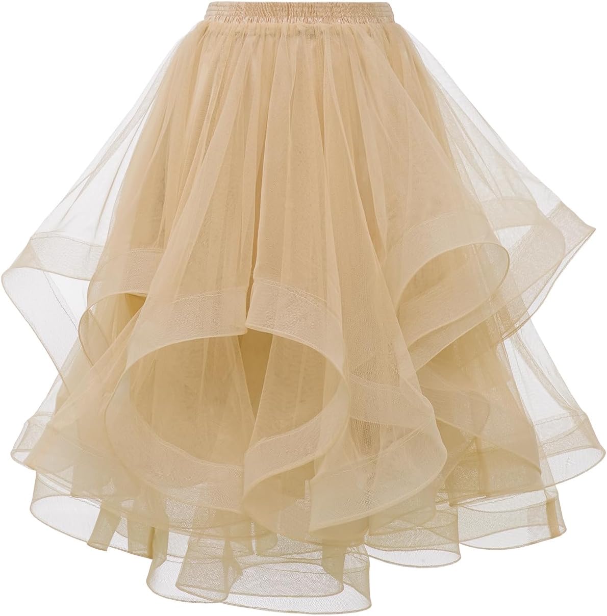 DRESSTELLS Tulle Skirts for Women: Fluffy Midi Party Skirt