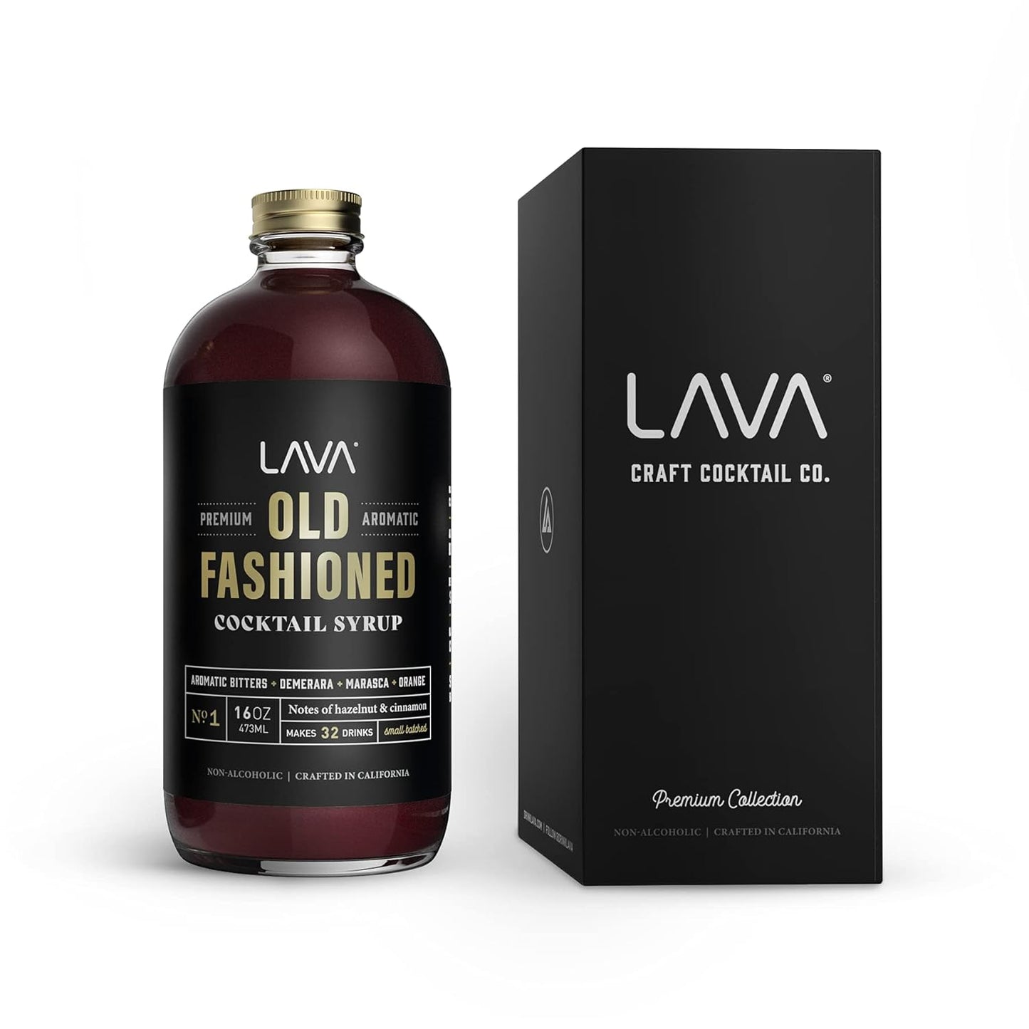 LAVA Premium Aromatic Cocktail Syrup: 32 Cocktails in 1 Bottle!