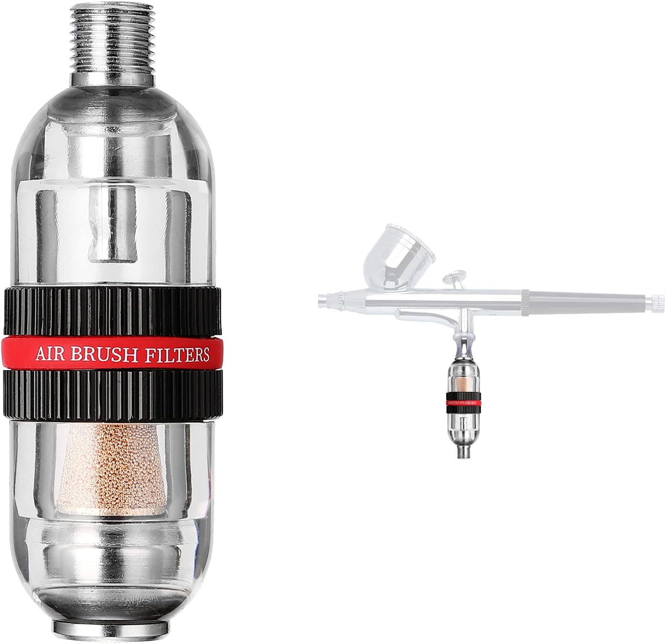 HUBEST Mini Airbrush Water Separator Kit - 1/8 Thread Connector