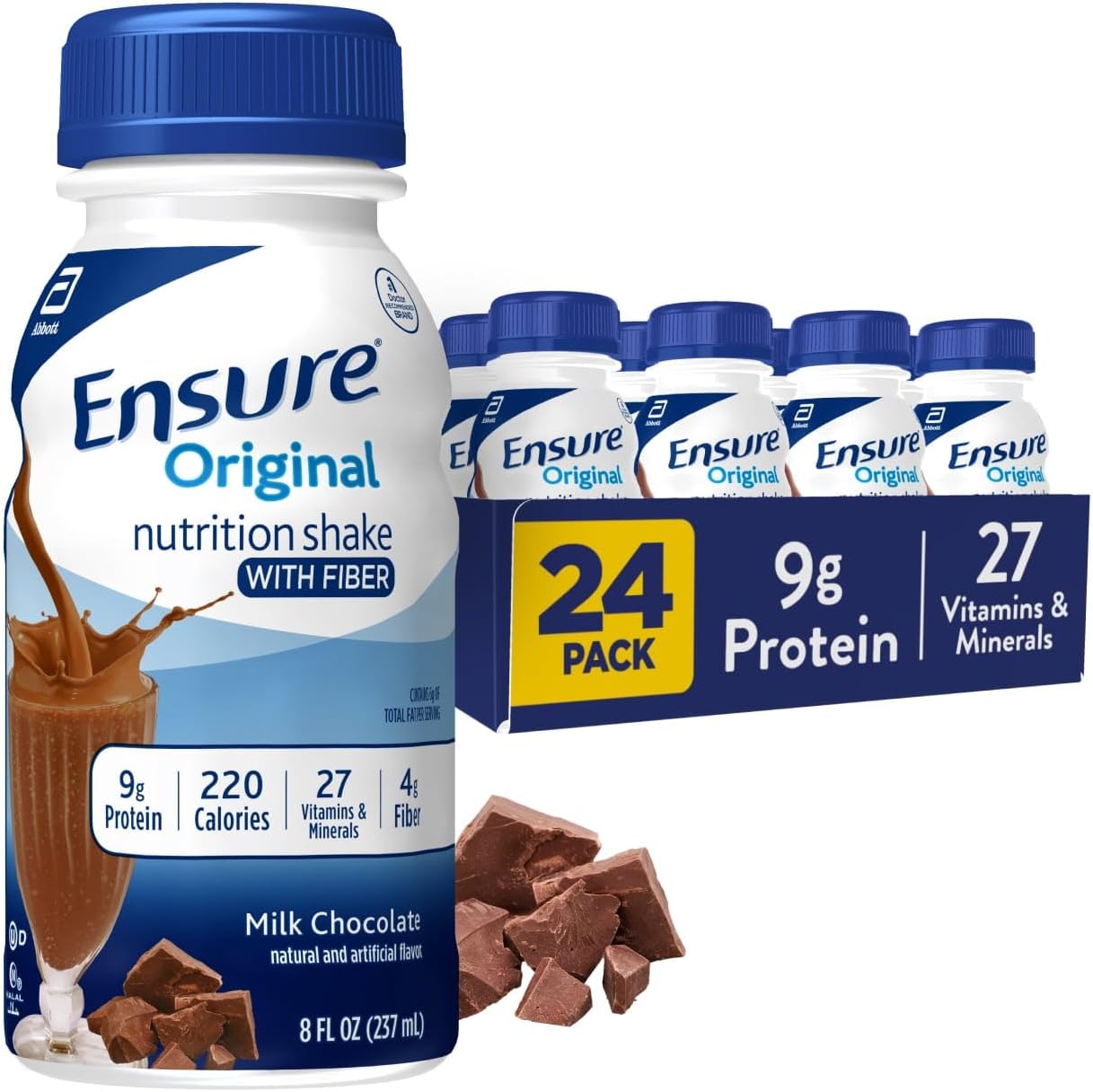Ensure Original Milk Chocolate Nutrition Shake for Balanced Diet