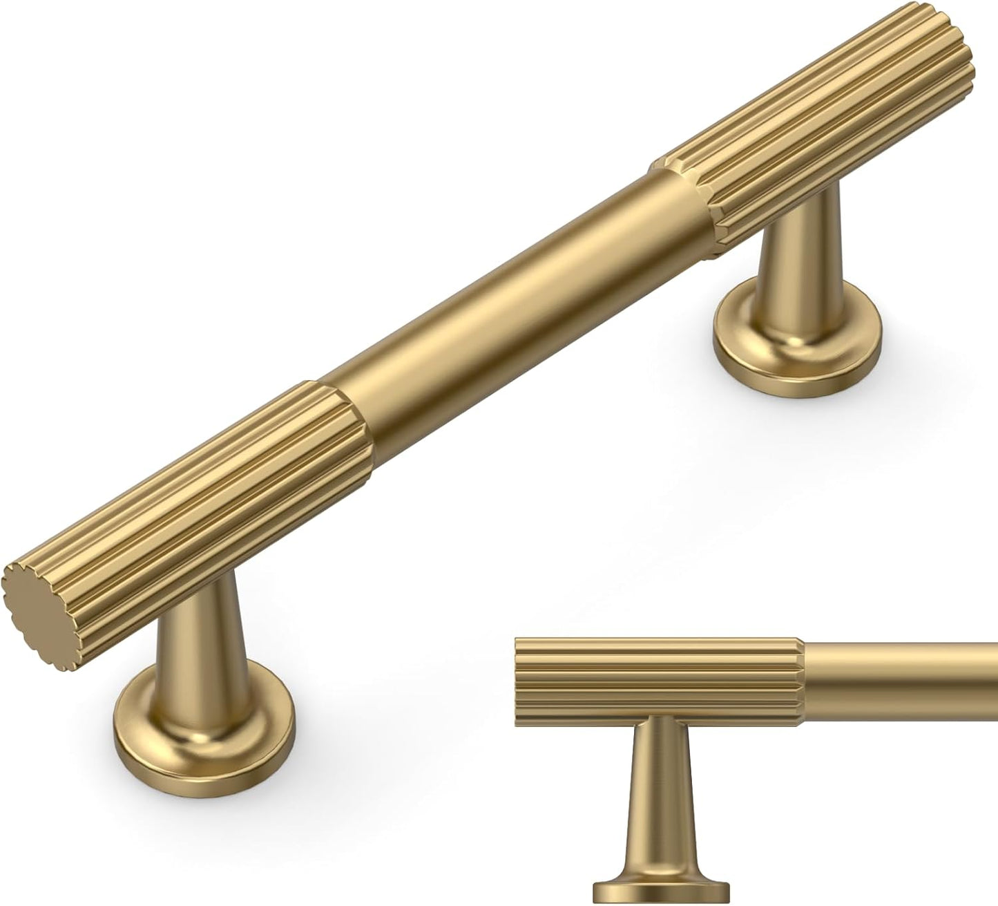 Stylish 10 Pack Champagne Bronze Cabinet Pulls for Your Home