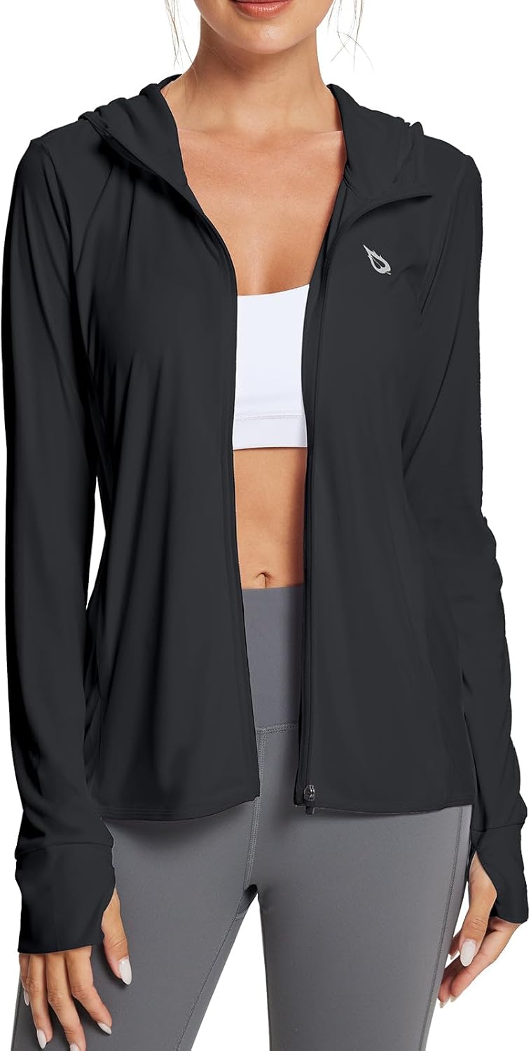Baleaf Women's UPF 50+ Sun Protection Hoodie for Outdoor Fun
