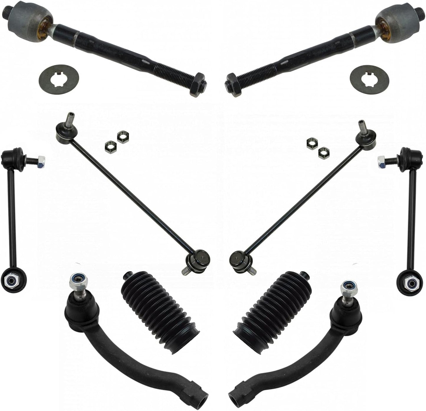 TRQ Steering & Suspension Kit for 2007-2013 Acura MDX Vehicles