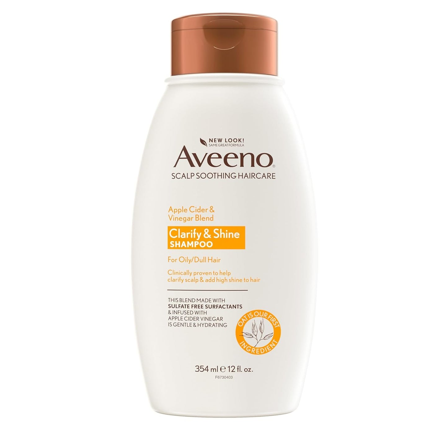 Aveeno Shine-Enhancing 12oz Apple Cider Shampoo