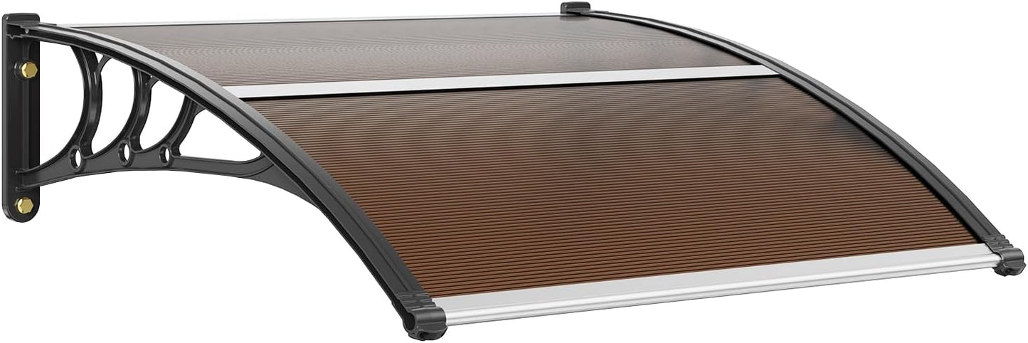 VEVOR 40in x 40in UPF 50+ Polycarbonate Window Door Awning