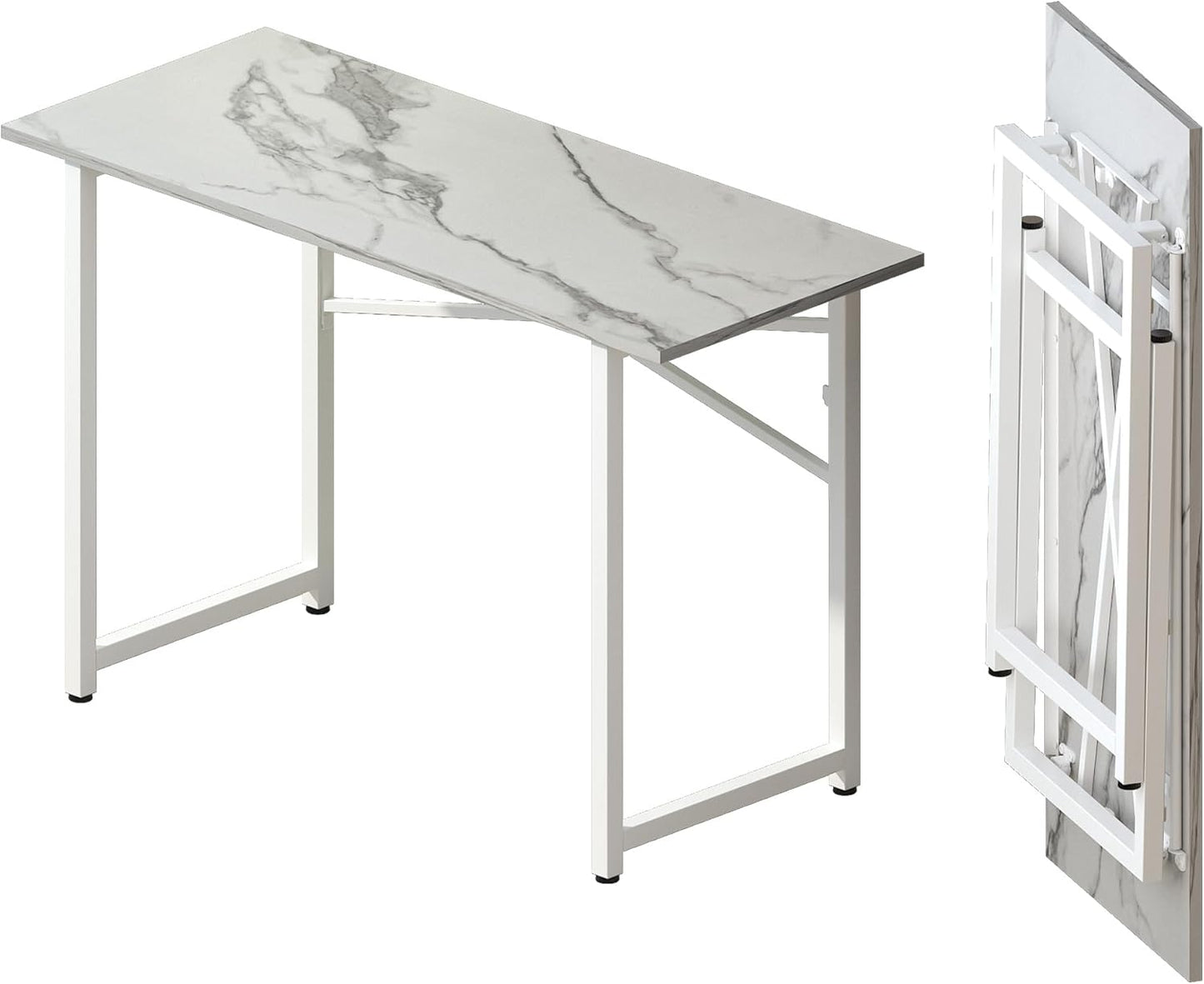 47 Inch Folding Desk for Home Office, Gaming, and Camping Use