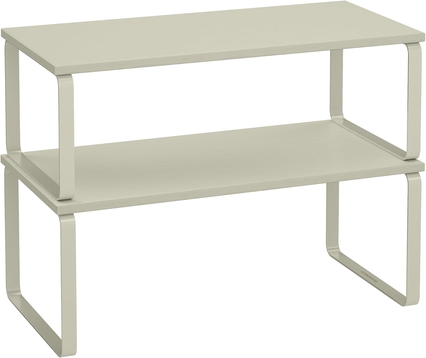 SONGMICS Kitchen Counter Shelves Set of 2 for Organized Storage