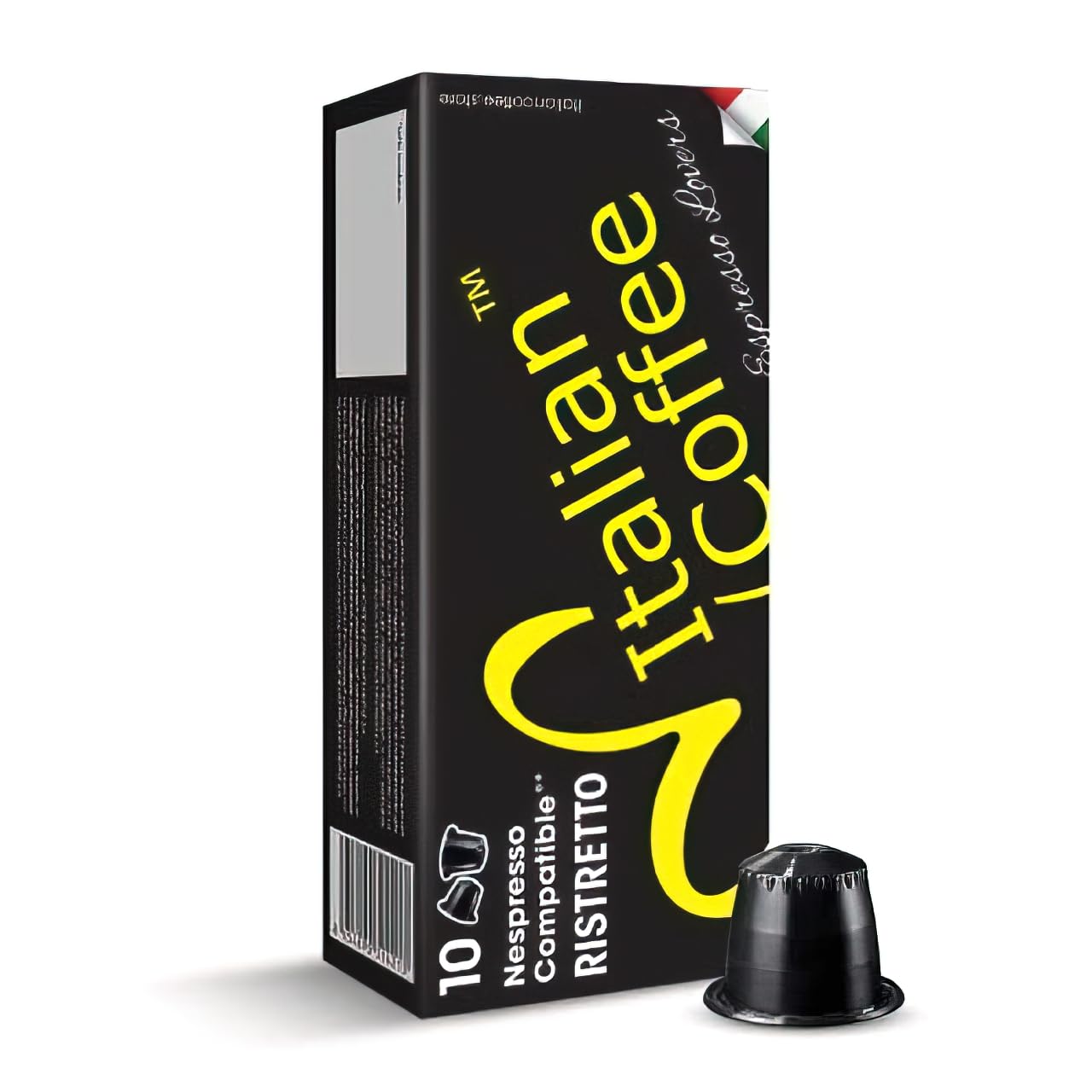 Italian Ristretto Espresso Pods - 100 Count