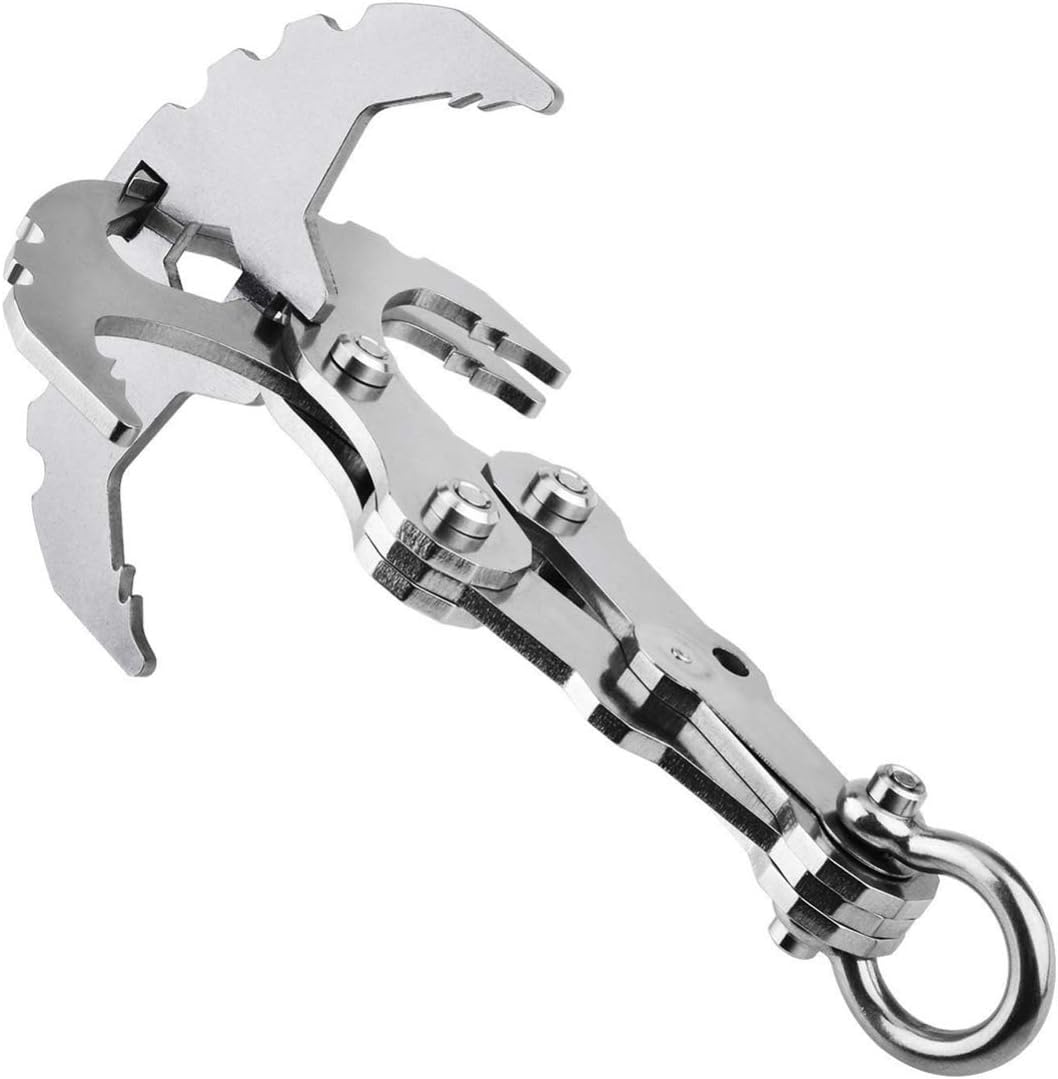 ULTECHNOVO Foldable Grappling Hook - Outdoor Multi-Functional Tool