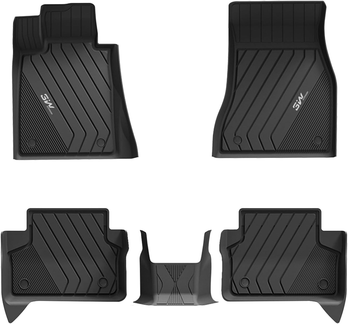 Custom Fit 3W Floor Mats for BMW 5 Series 2017-2023 Models