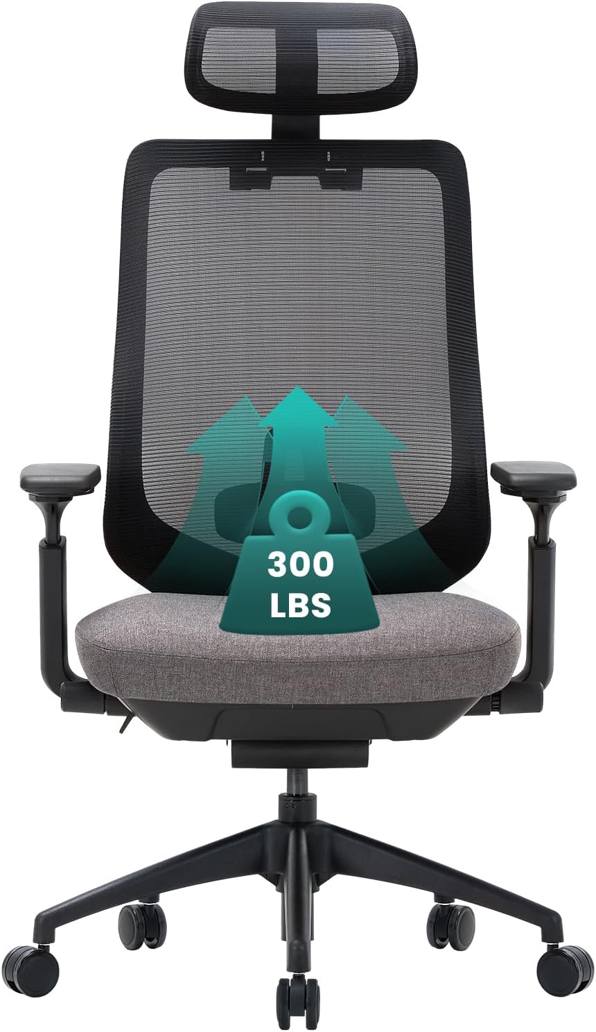 COLAMY Ergonomic Mesh Office Chair w/ Lumbar Support