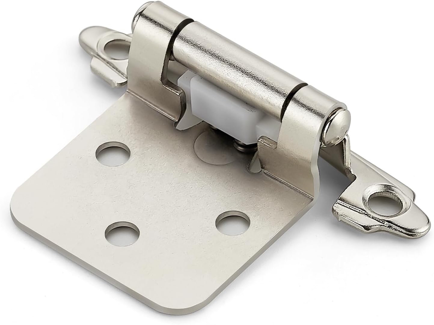 Brushed Nickel Cabinet Hinges for Kitchen Doors - 50 Pack