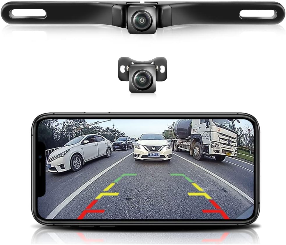 GreenYi 5G WiFi Car Backup Camera - HD Rear/Front View