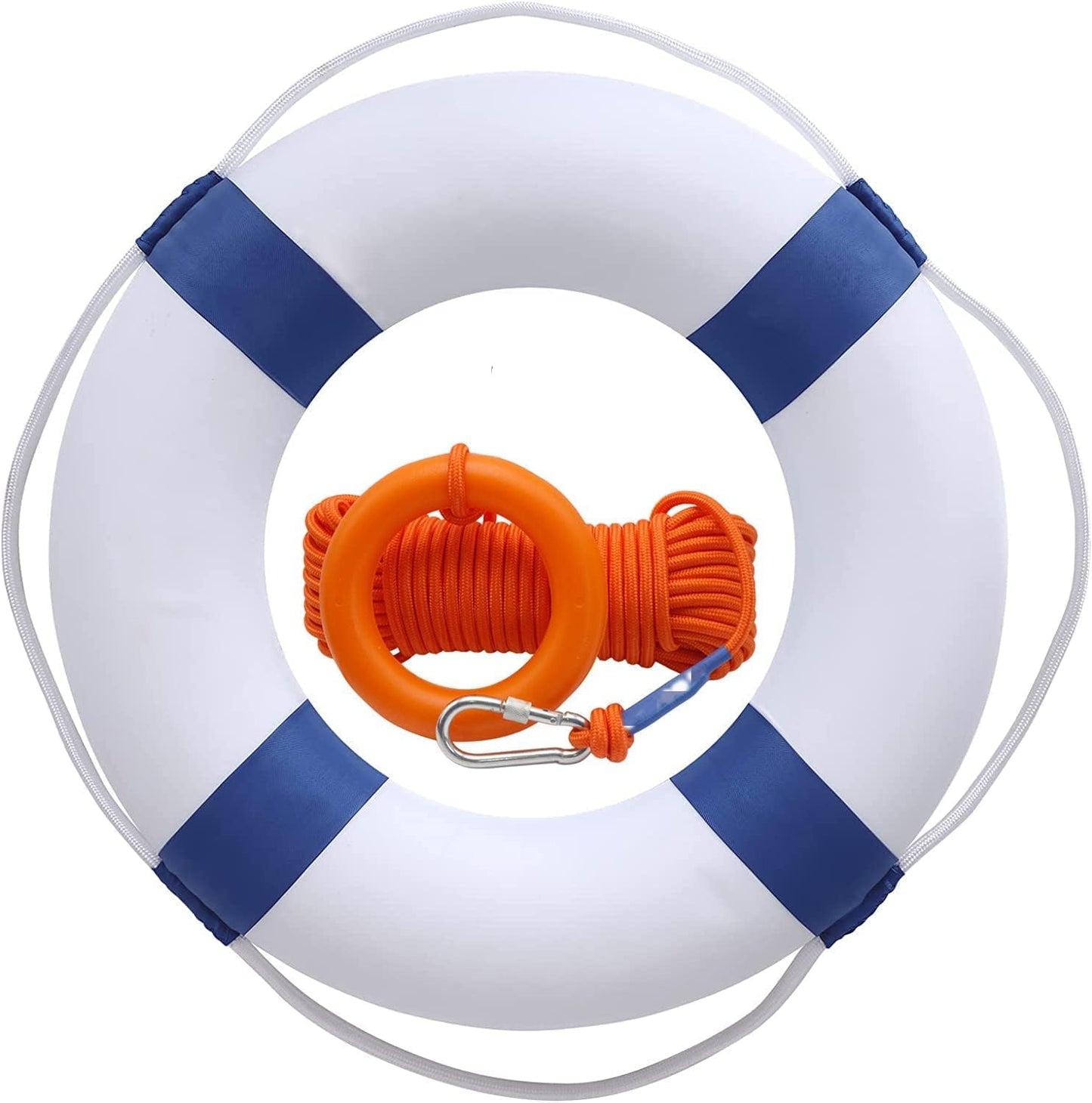 20 Inch Pool Safety Life Preserver Throw Ring Buoy for Swimming