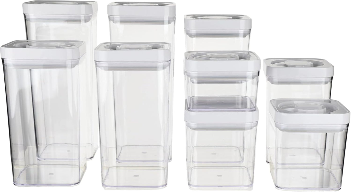 Airtight Food Storage Containers for Kitchen Pantry Organization