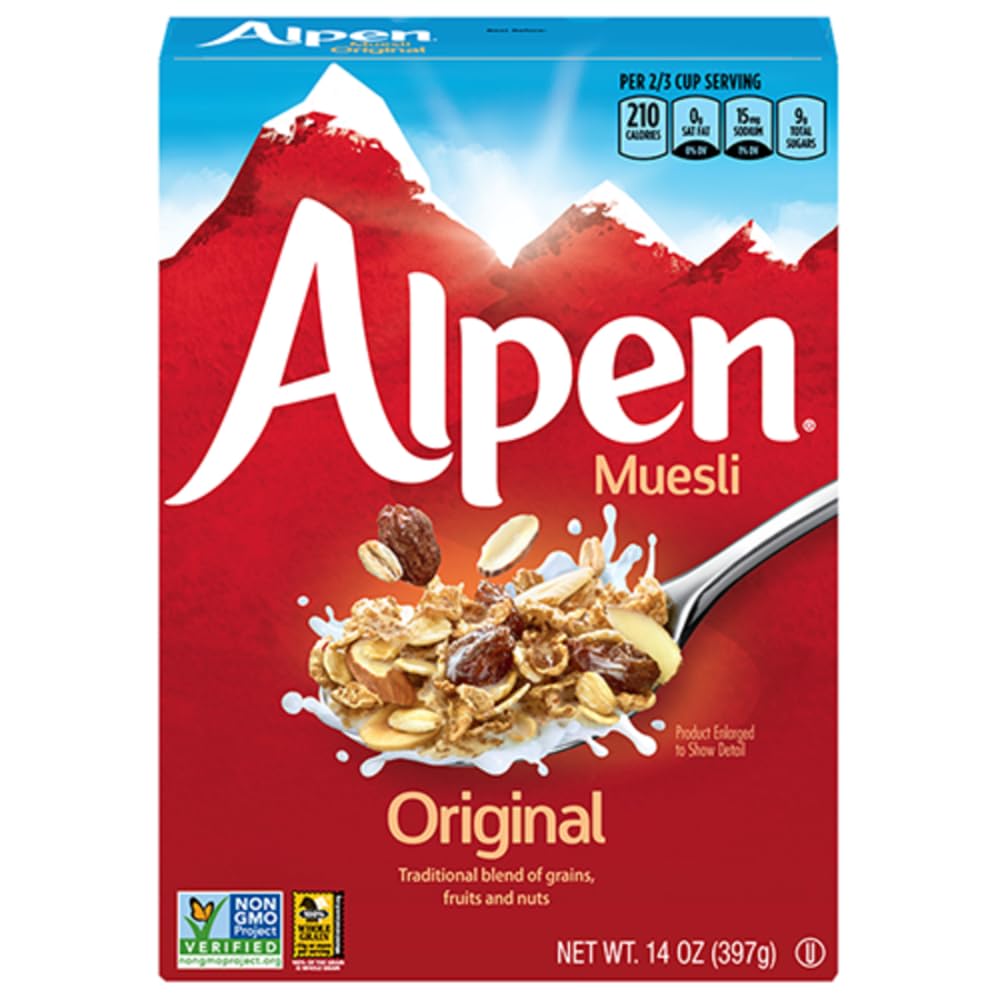 Alpen Muesli Original Cereal - Heart Healthy Breakfast Choice