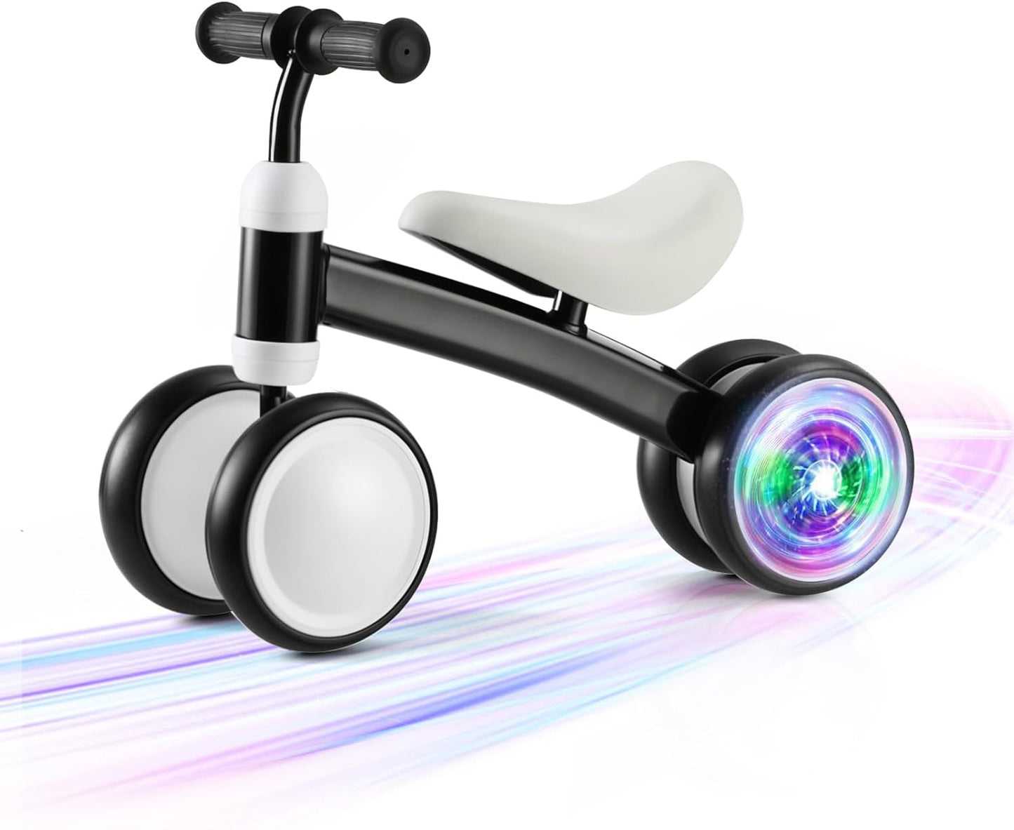Colorful Lighting Baby Balance Bike for 1 Year Old Girls