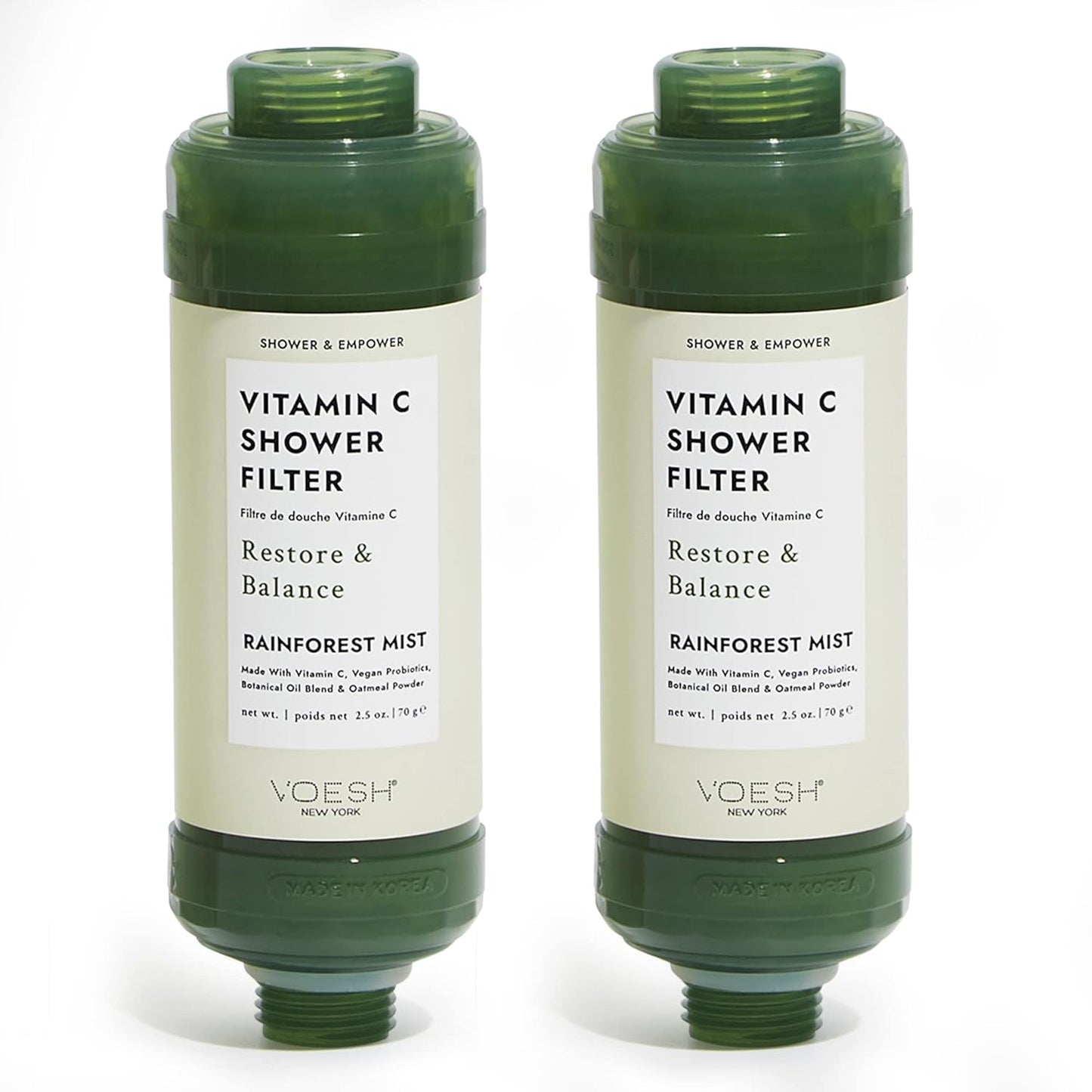 VOESH Vitamin C Shower Filter for Spa-Like Aromatherapy Experience