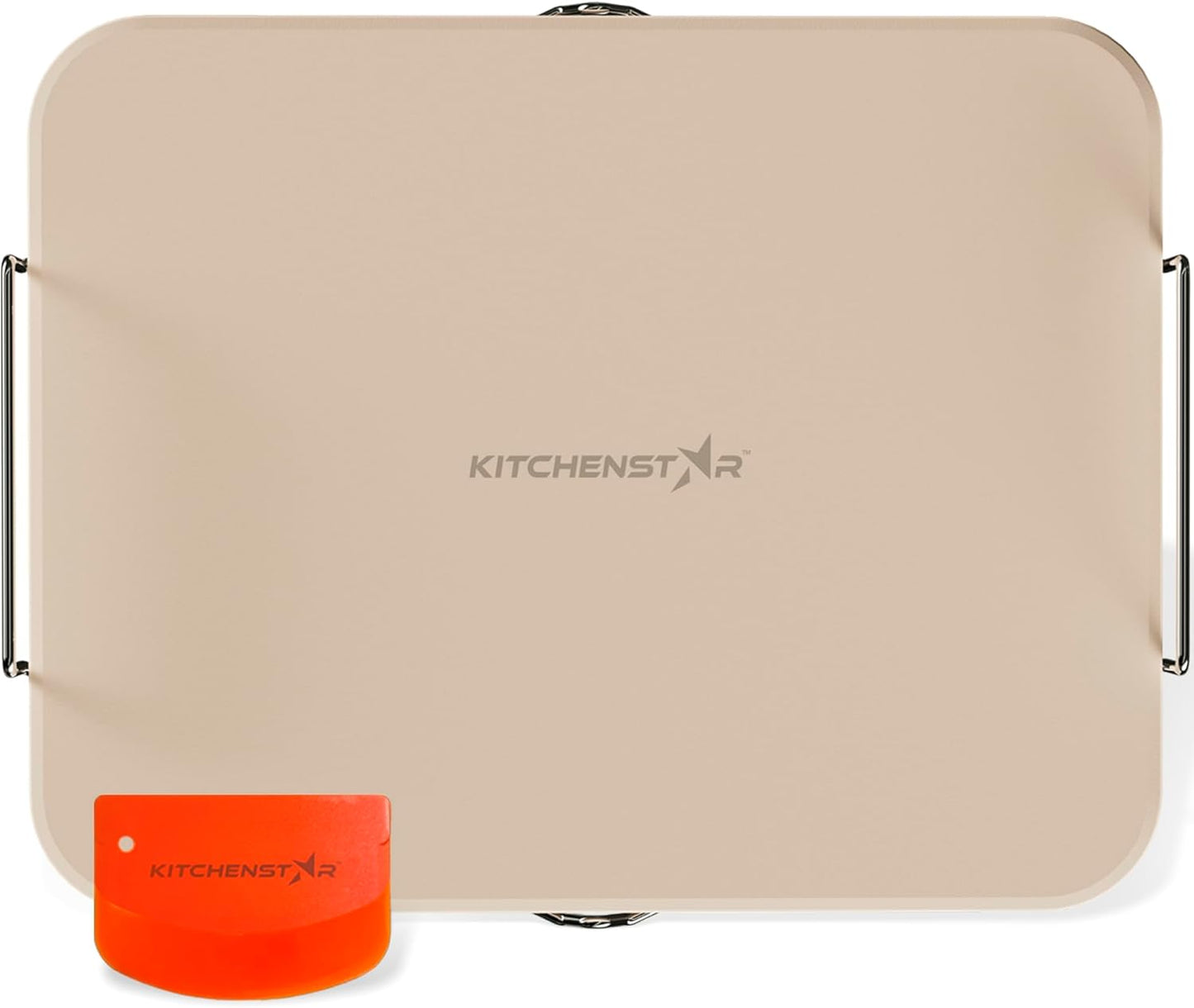 KitchenStar 15x12-inch Pizza Stone for Oven & BBQ Grill