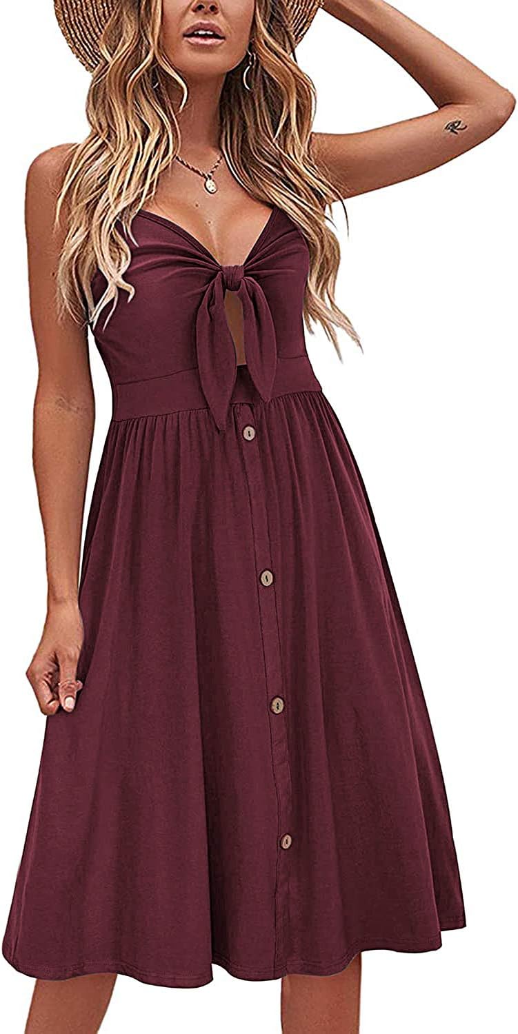 VOTEPRETTY Women's Summer Dresses for Beach and Vacation Fun