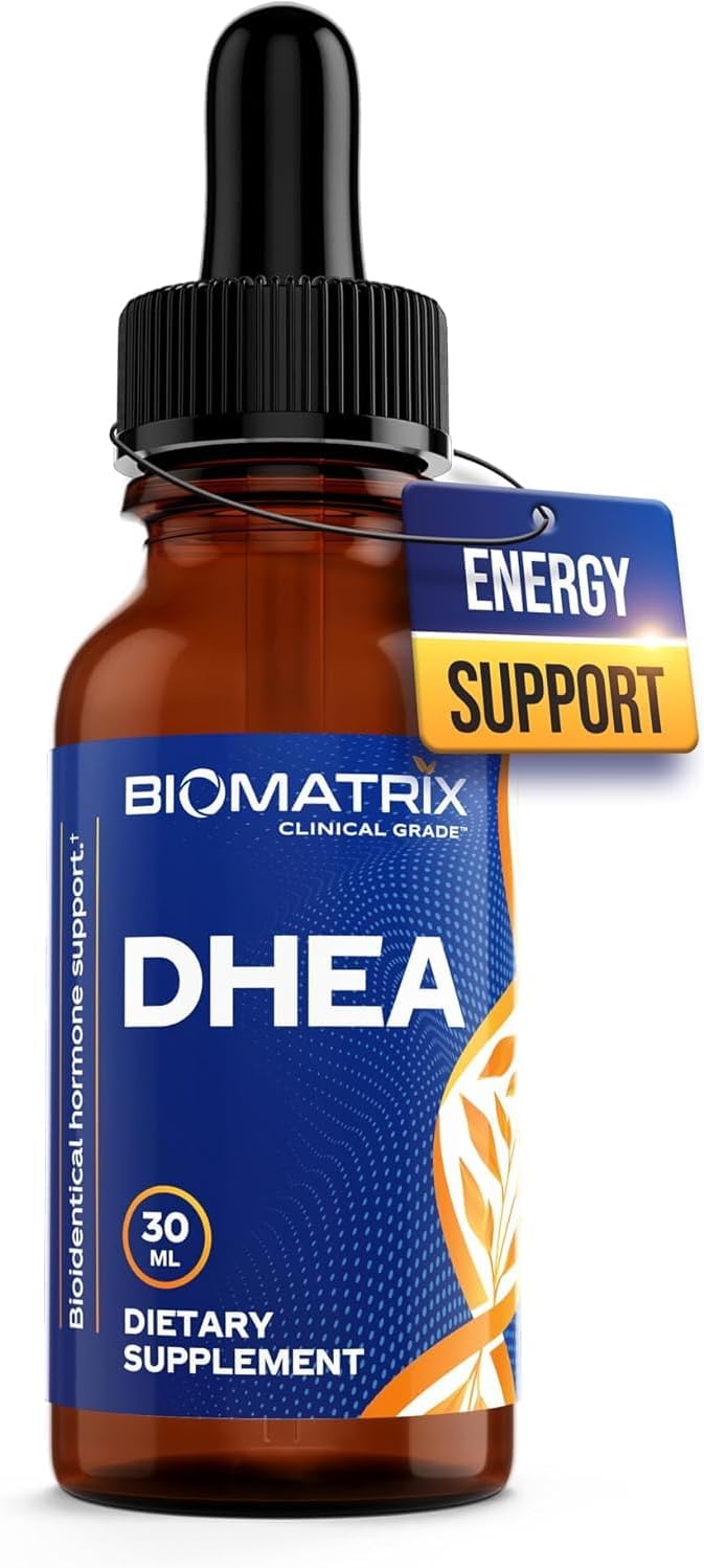 BioMatrix DHEA Liquid Hormone Supplement for Adrenal Health