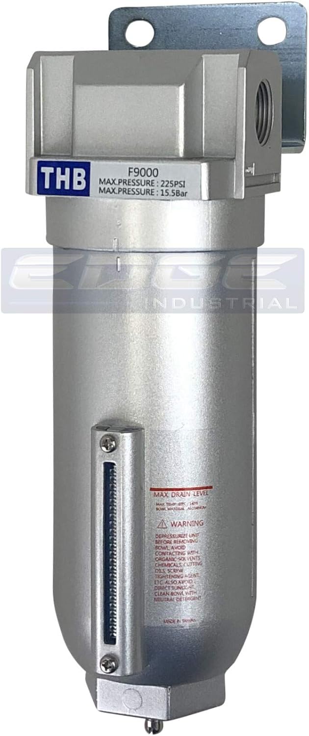High Flow Particulate Filter with Metal Bowl for Compressed Air