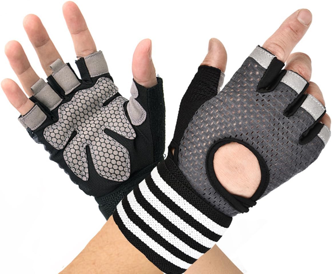 Padded Grip Workout Gloves for Ultimate Support