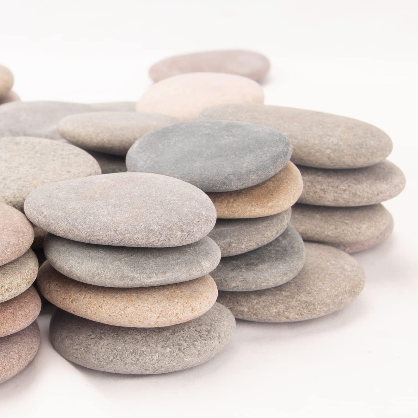 About 97 PCS - 102 PCS Craft Rocks for DIY Projects and Painting