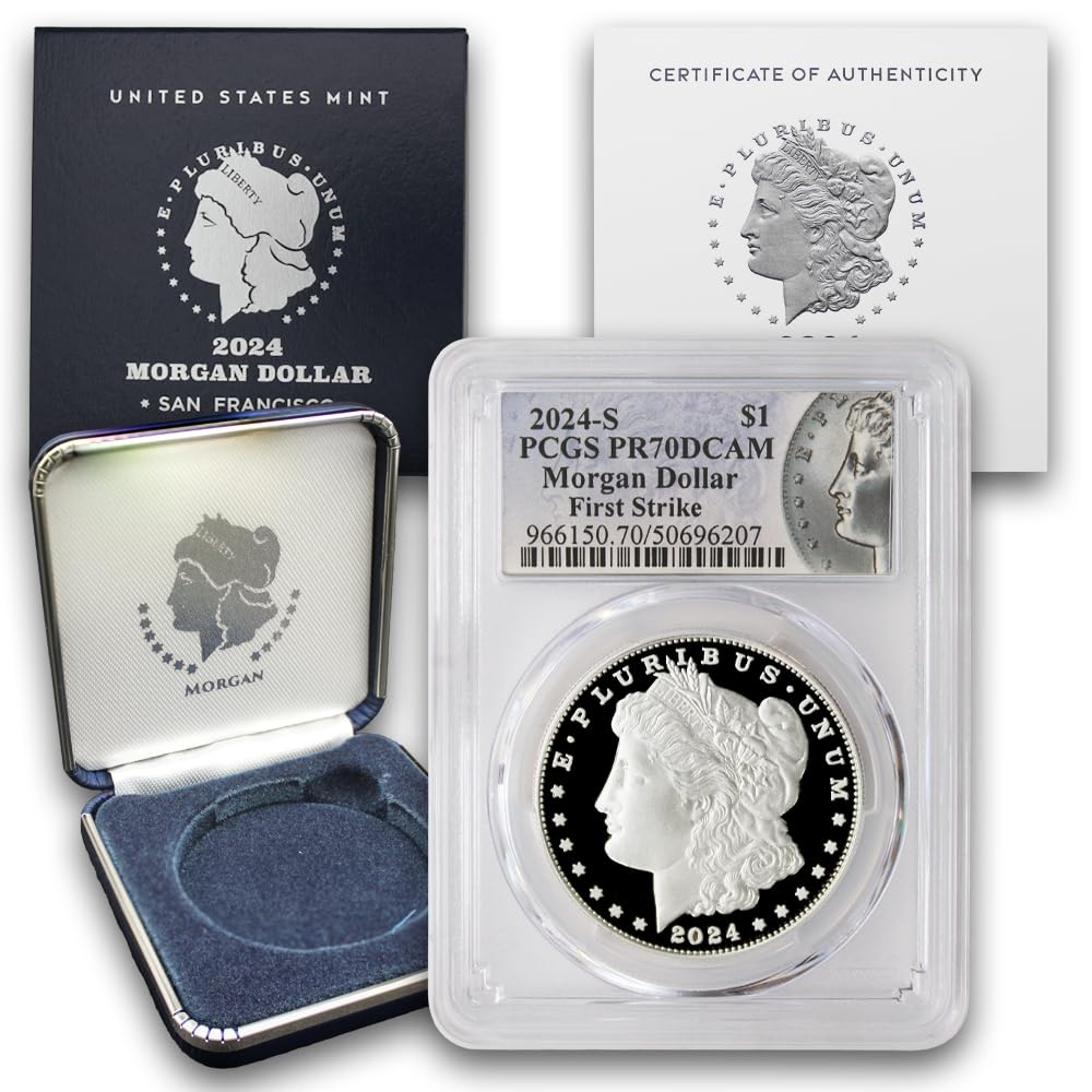 2024 S American Silver Morgan Dollar Proof Coin PR-70 Deep Cameo