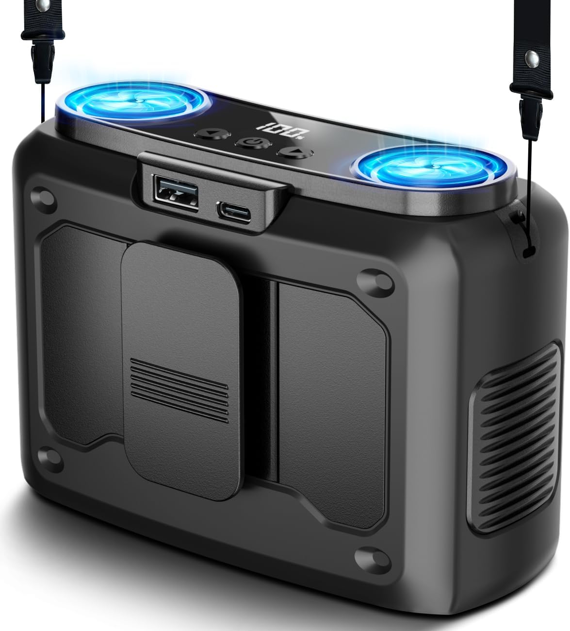 20000mAh Portable Fan with Dual Motors for Ultimate Comfort