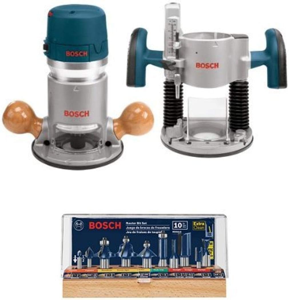 Bosch 2.25 HP Combination Plunge and Fixed-Base Router Kit