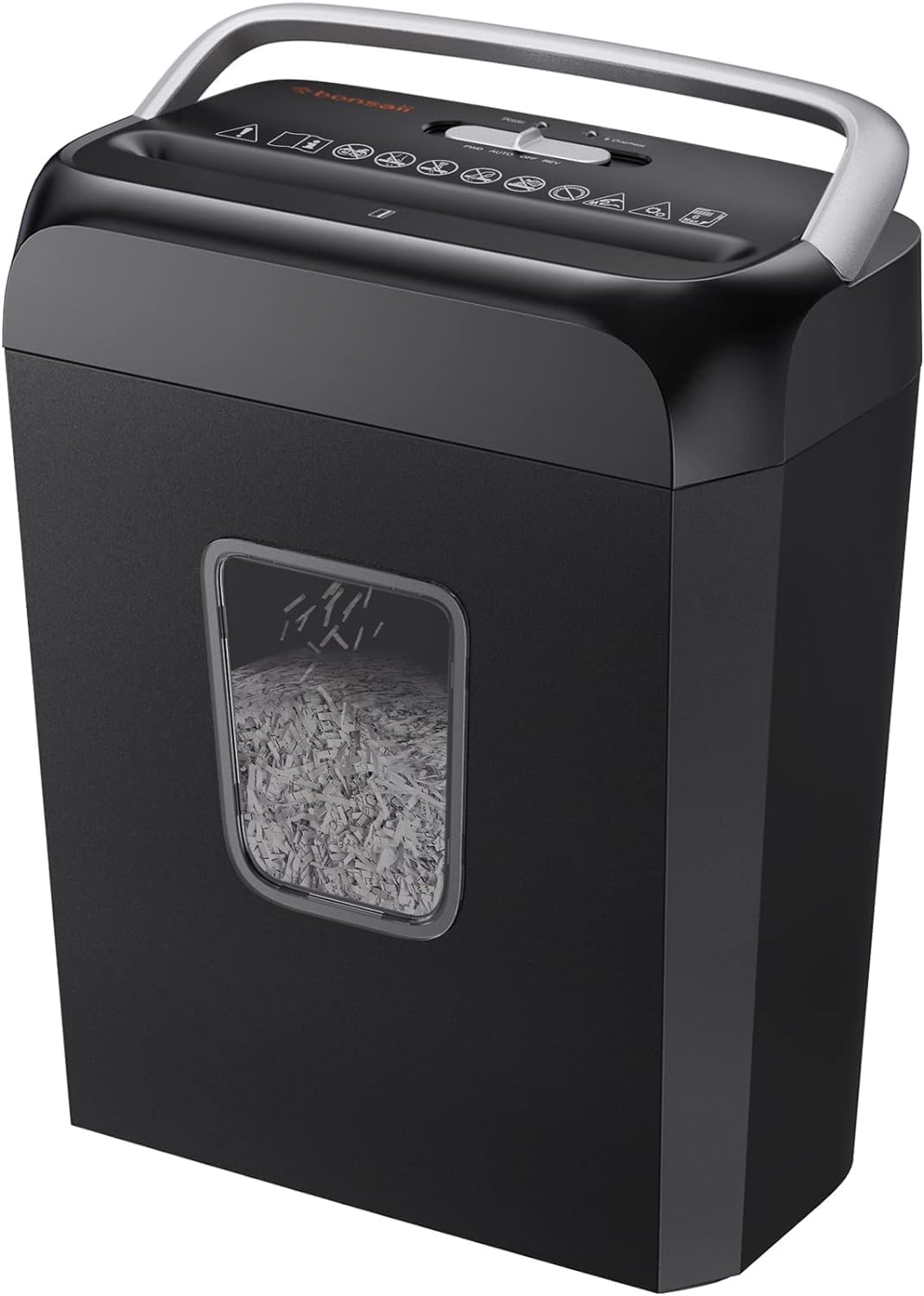 Compact Home Shredder | Crosscut 6-Sheet Capacity