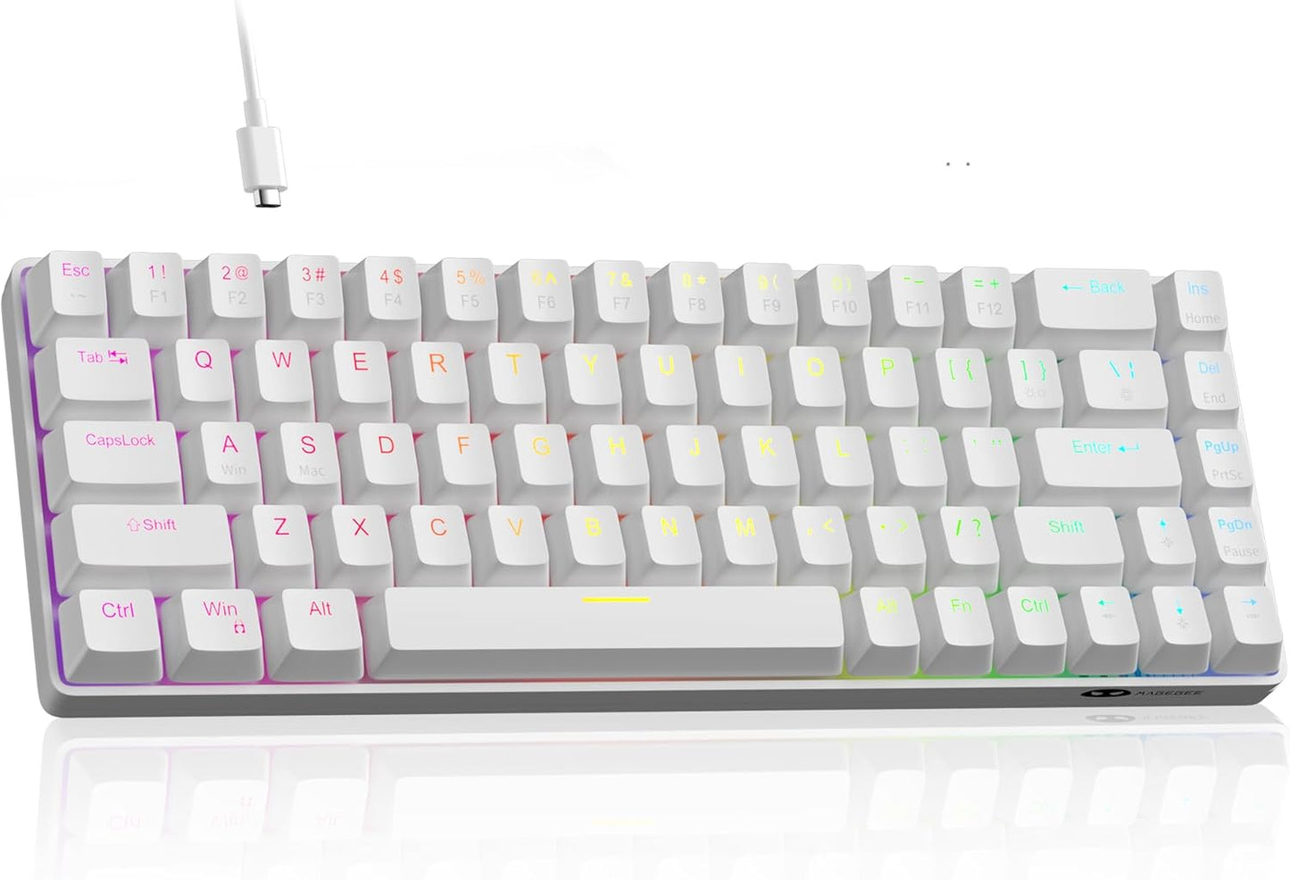 MageGee 60% Rapid Trigger Gaming Keyboard with RGB Backlight