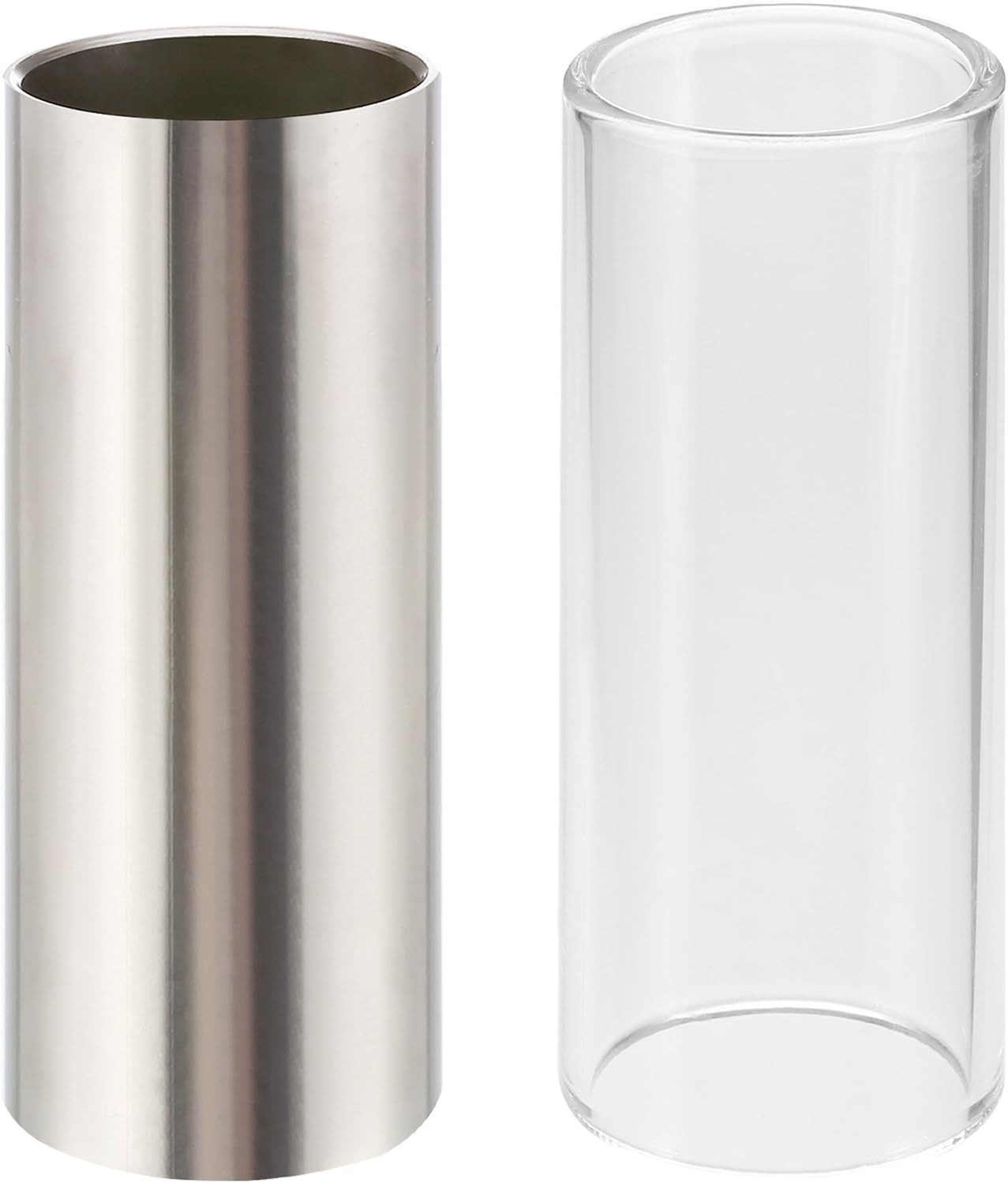 Glass & Steel Guitar Slides Set - Smooth Sliding Experience