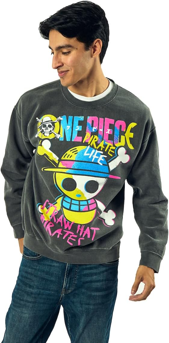 Potassium Washed Crew Neck Sweatshirt by Bioworld