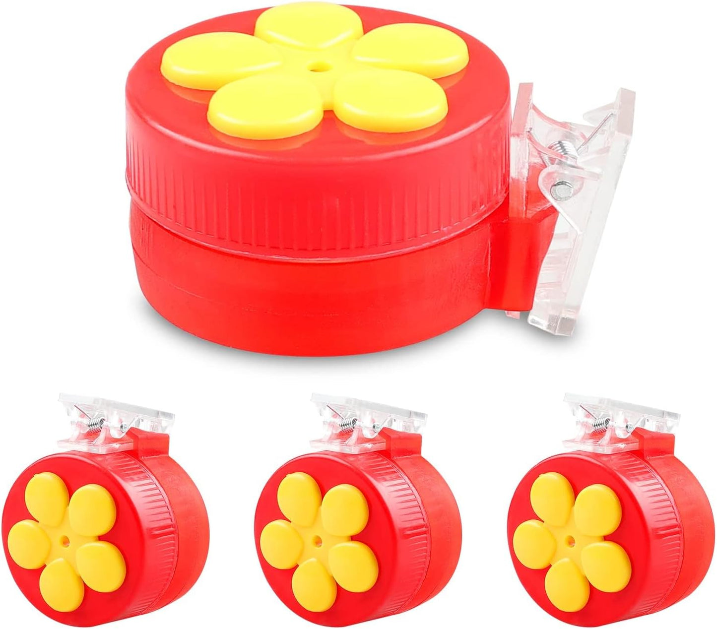 4-Pack Mini Hummingbird Feeders: Easy Clip-On Design
