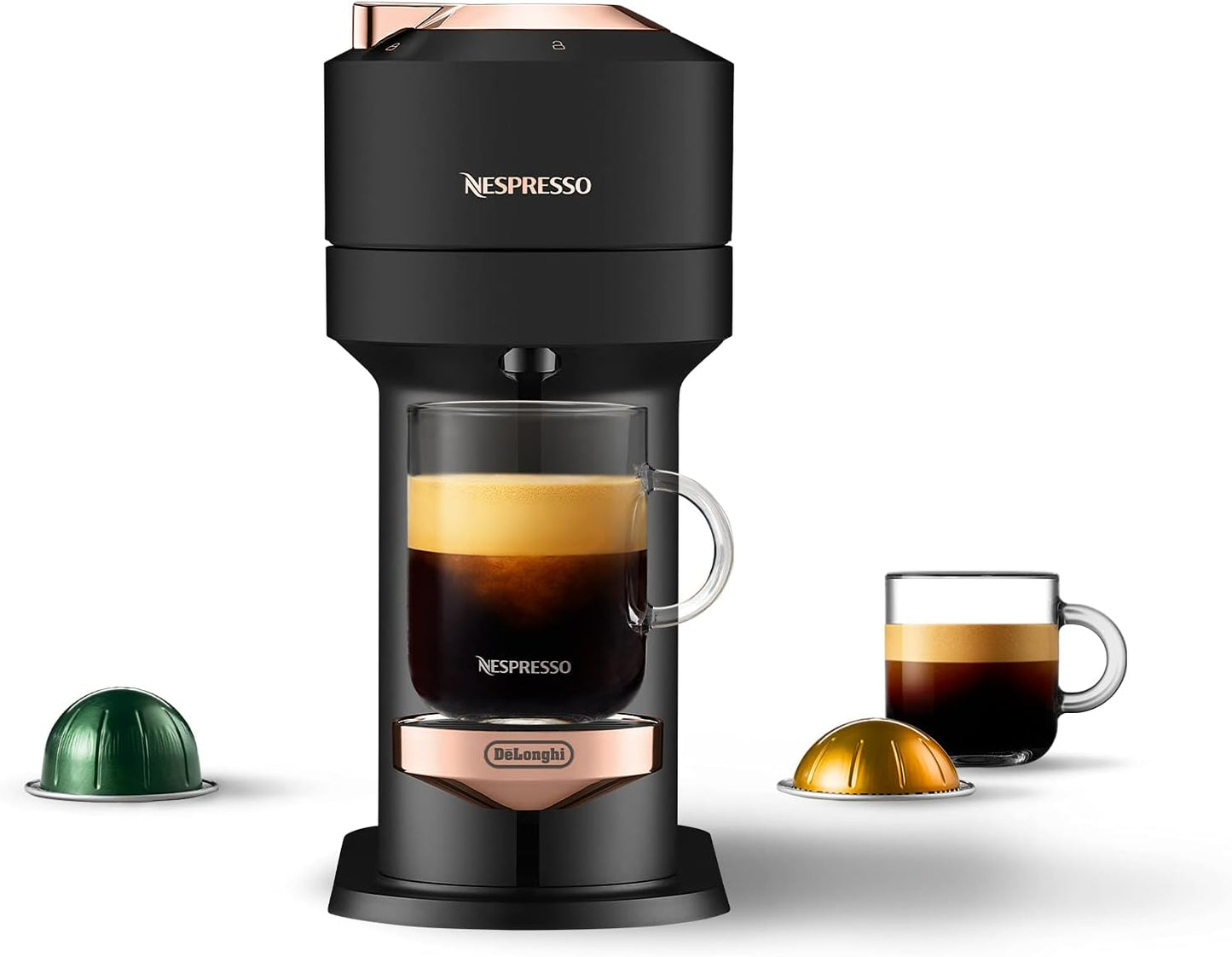 Nespresso Vertuo - Luxe Black Matte Rose Gold