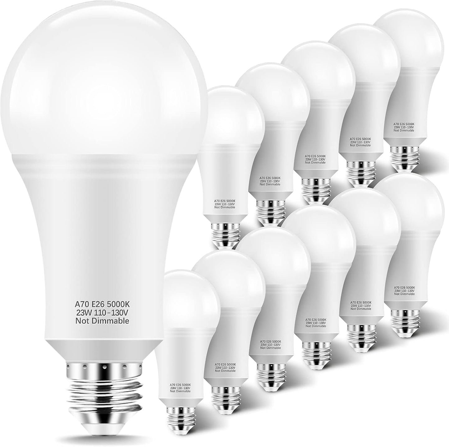 Super Bright 150W-200W Equivalent LED Light Bulbs for Home
