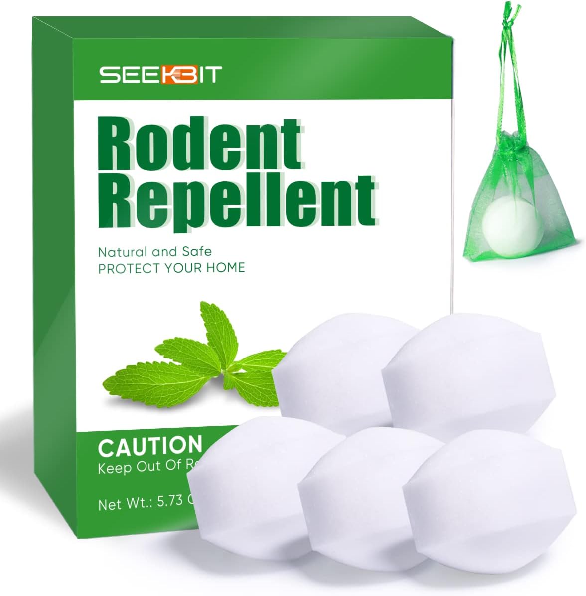Peppermint Rodent Repellent 5-Pack - Keep Mice Out!