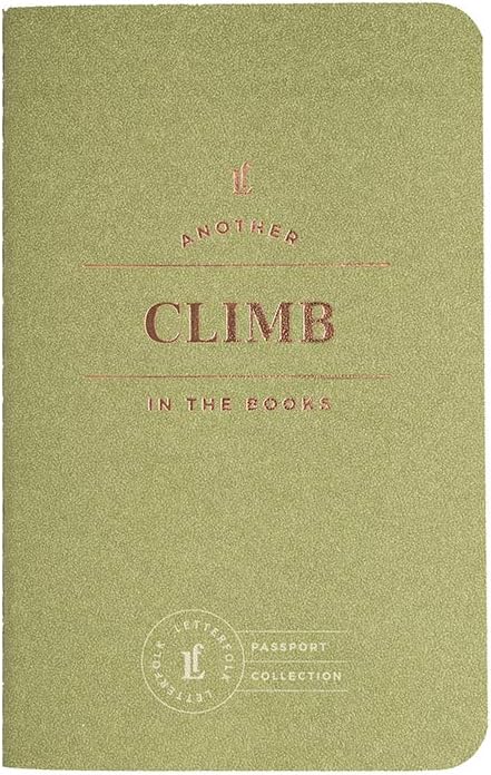 Letterfolk Climb Passport Journal - Capture Outdoor Moments