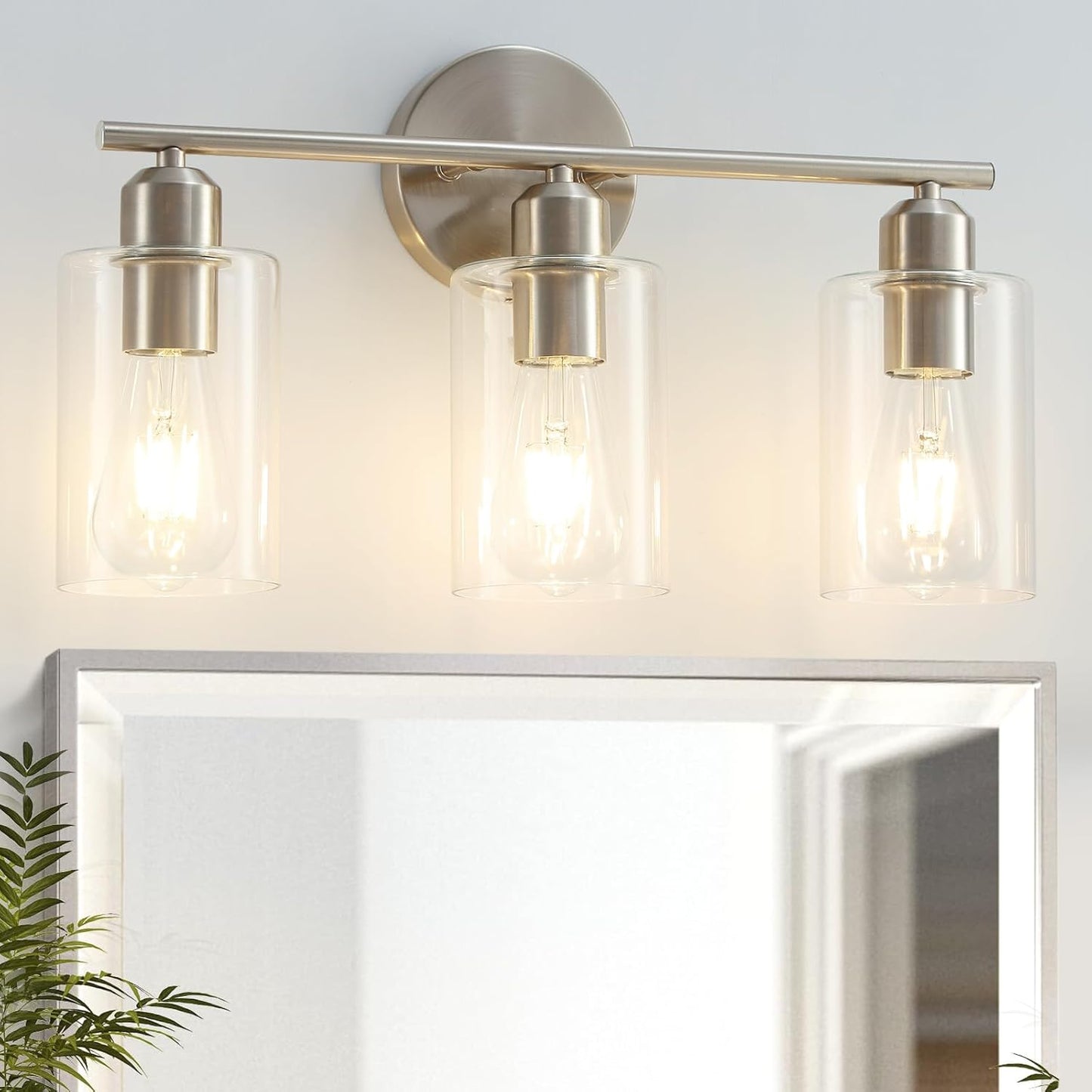 3-Light Bathroom Light Fixtures for Modern Vanity Lighting