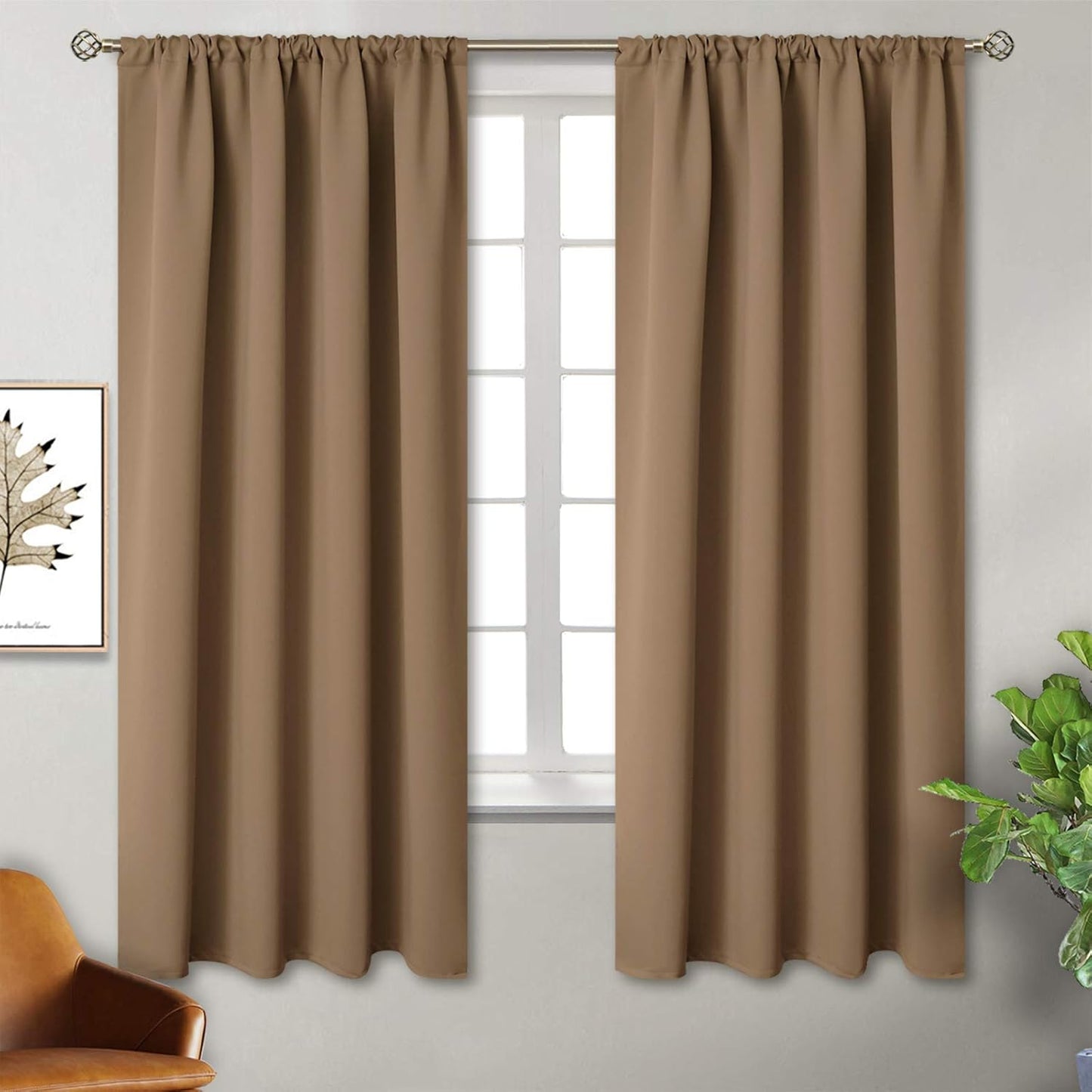 BGment Blackout Curtains for Bedroom - Thermal Insulated Drapes