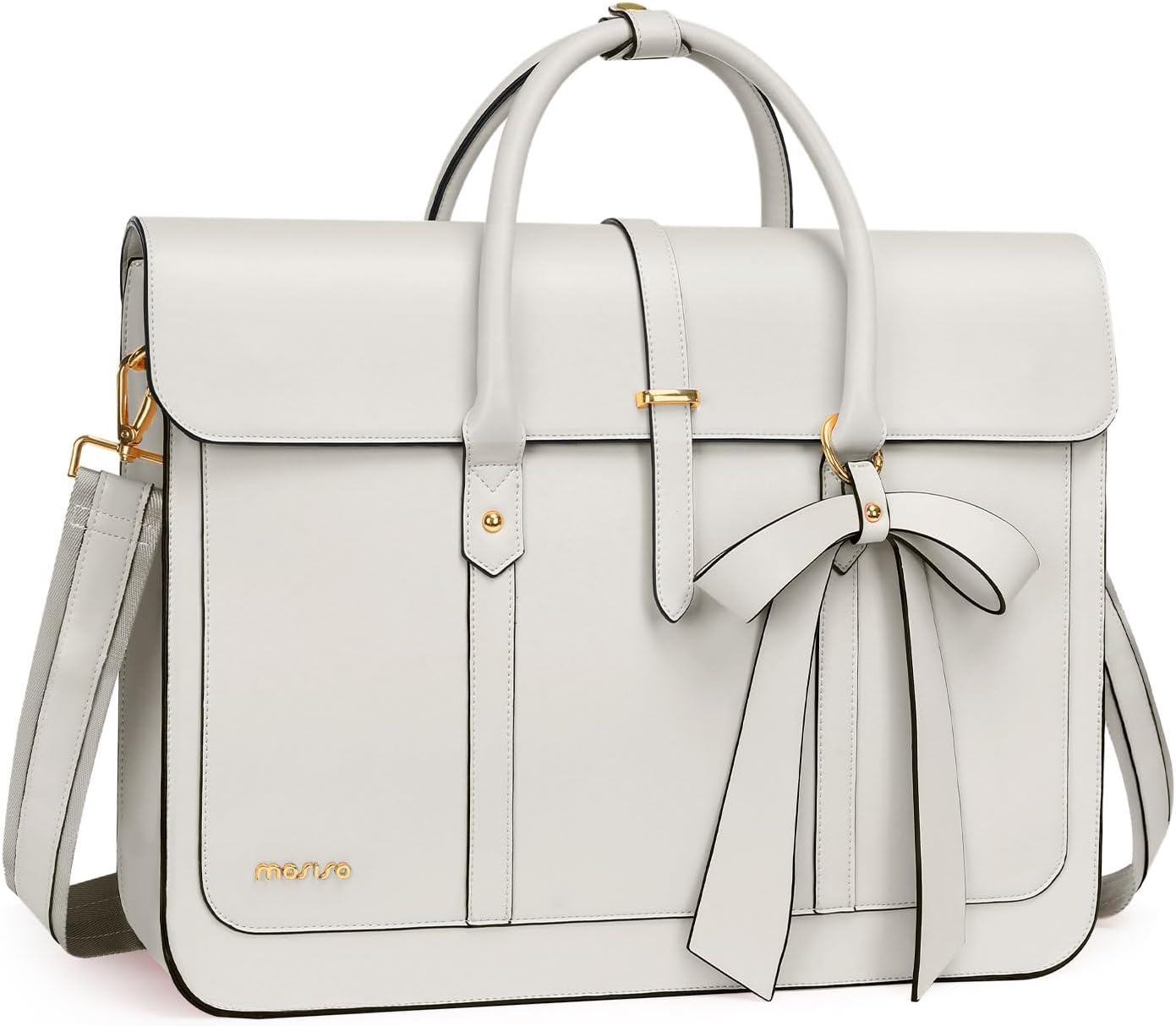 Stylish PU Leather Laptop Bag for Women, 15-16 inch Size