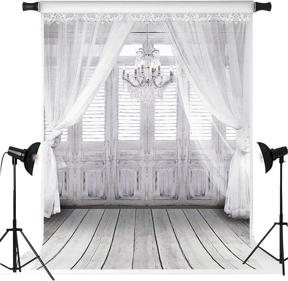 Retro Wood Door Backdrop - Photo Studio Essential!